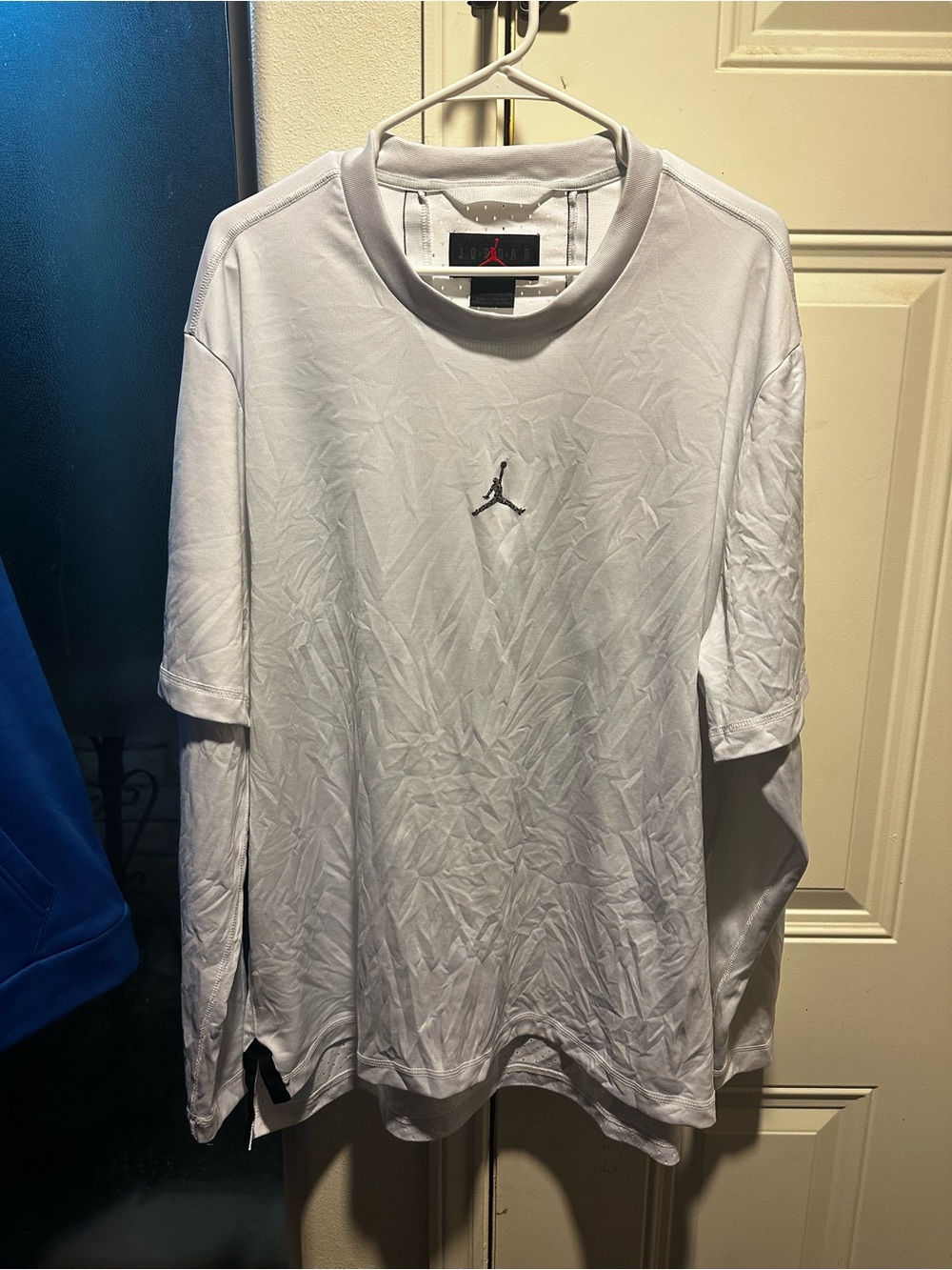 Jordan Shooting Shirt Size XL White Short Sleeve Jumpman Logo